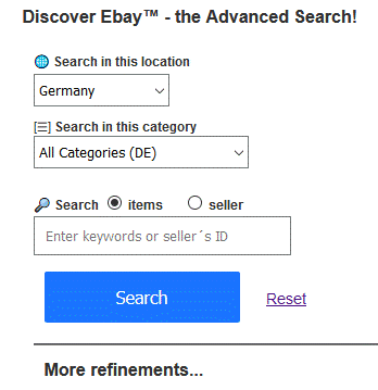 advanced ebay search how to use